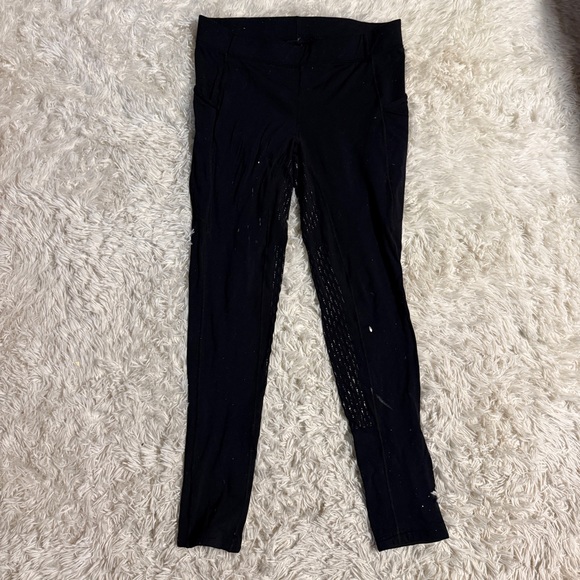 Women’s Size 1X Black Kerrits Full Seat Horseback Riding Tight Breeches - Picture 2 of 7